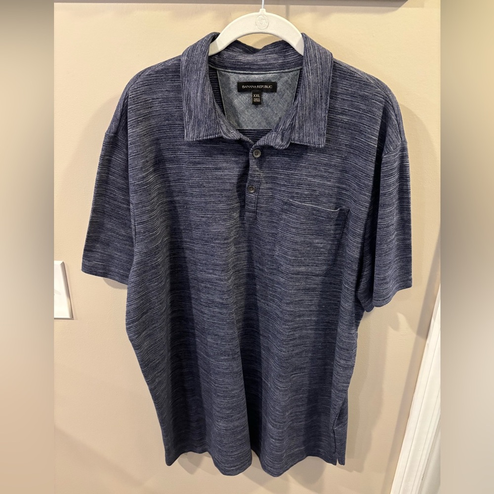 Banana Republic Blue Polo Shirt